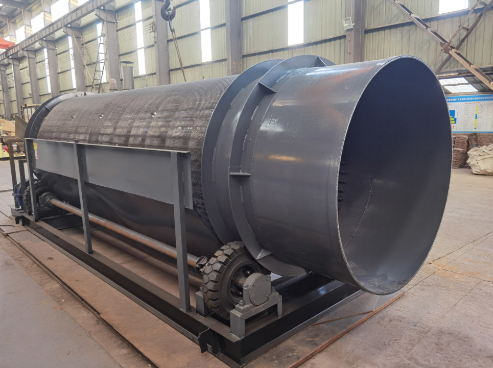Garbage Screen Shaftless Drum Screen Machine Soil Stone Screening Machine