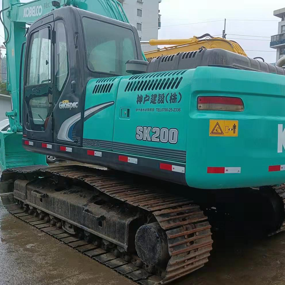 Blue HINO Hydraulic Crawler Excavator 20ton 0.8 Bucket Capacity