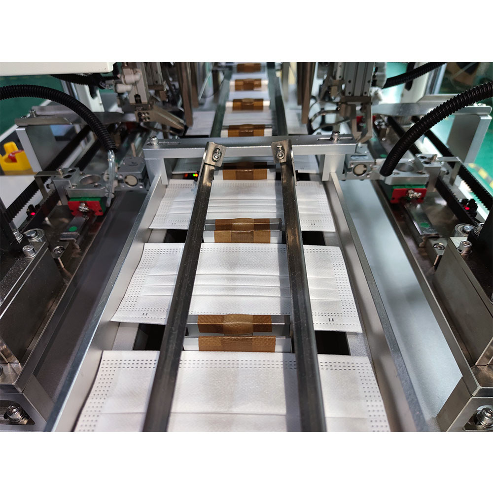 22kW Full Automatic FFP2 Mask Machine 150-180 Pieces Per Minute