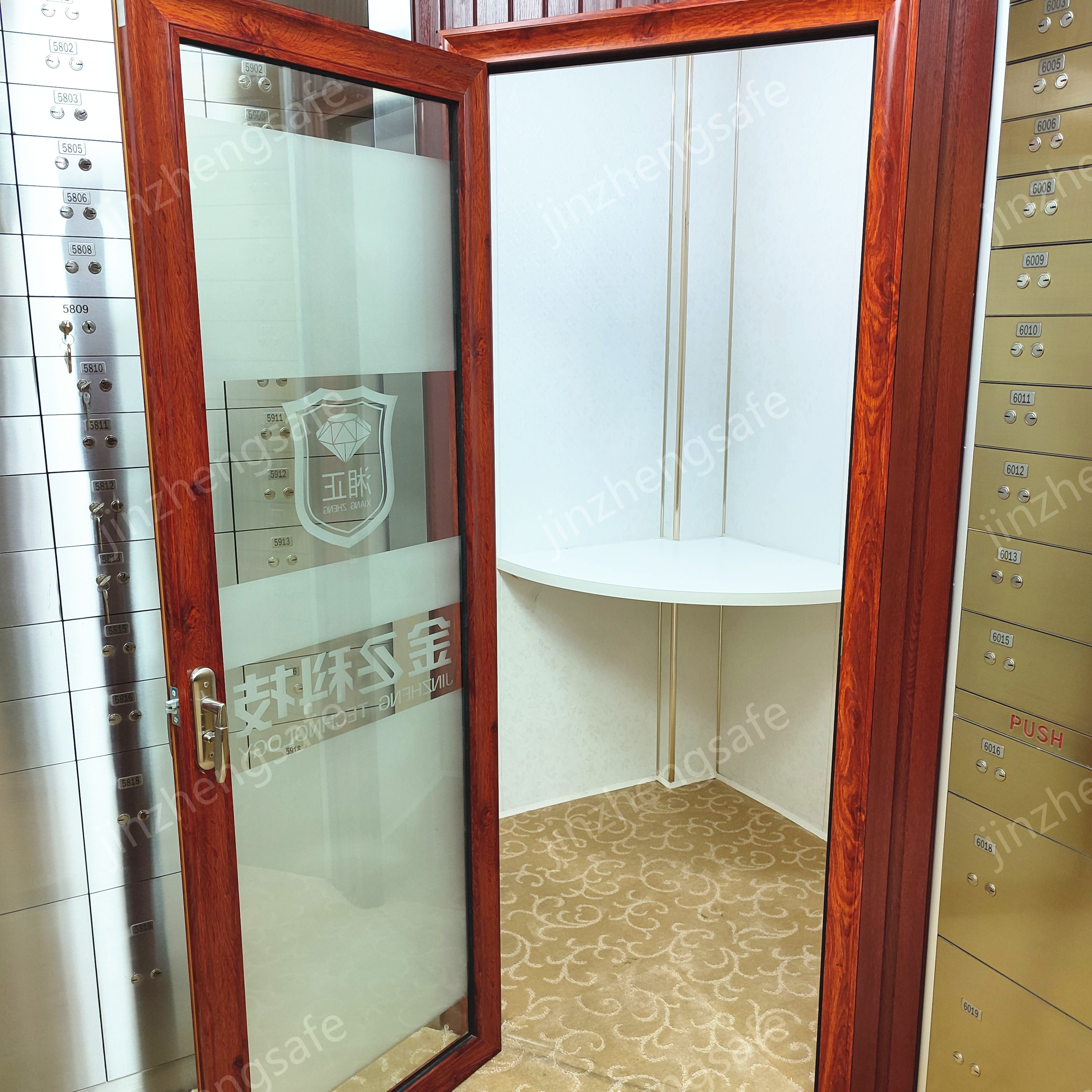 Waterproof ISO Certified 9mm Bank Safe Deposit Box With Viewing Room