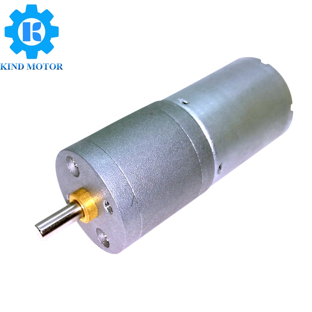 Mini diameter 25mm 24volt 80rpm 400 rpm electric gear motor with metal reduction gear