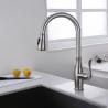 Buy cheap SUS304 Stainless Steel Touch Sensor Kitchen Faucet Gooseneck Spout DC6V from wholesalers