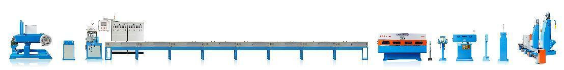 PLC Flexible Cable Extruder Machine Silicon Cable Extrusion Line