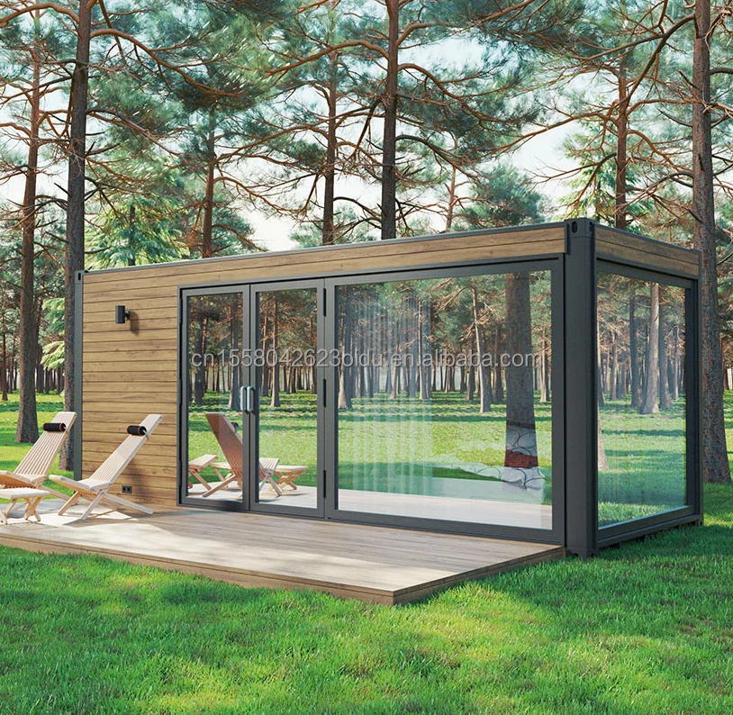 Aluminum Alloy Windows and Insulating Prefabricated Room 20ft European Sunroom for Hotel Insulation