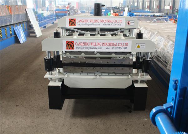 Metal Decoration 380v 50hz Roller Shutter Door Forming Machine Gear Wheel