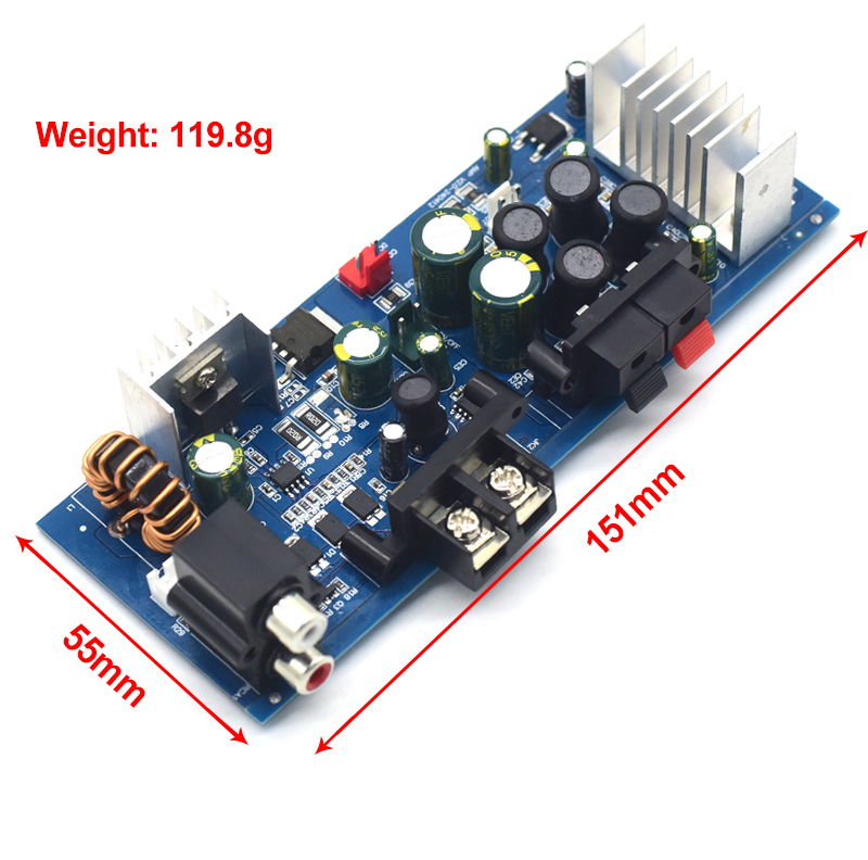 TPA3116 Digital Subwoofer Amplifier Board 8-24V 2*50W for Professional Amplification
