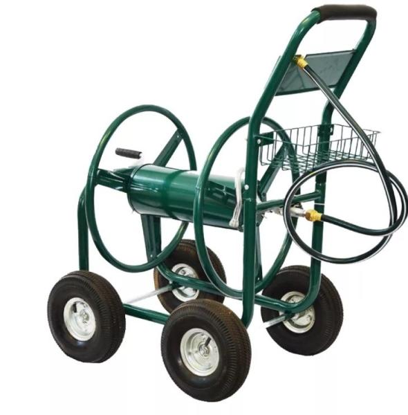 Specialty Stores Heavy Duty Steel Garden Watering Hose Reel Cart for Commercial