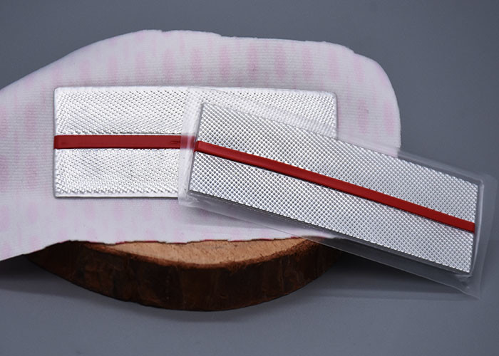 TPU Two Colour Debossed Logo Heat Transfer Labels For Garments