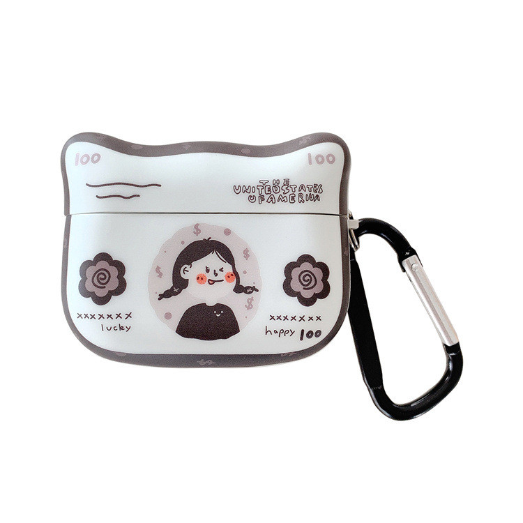Wireless Chargeable Airpods Protective Cases IMD Cartoon Anti Lost Loop
