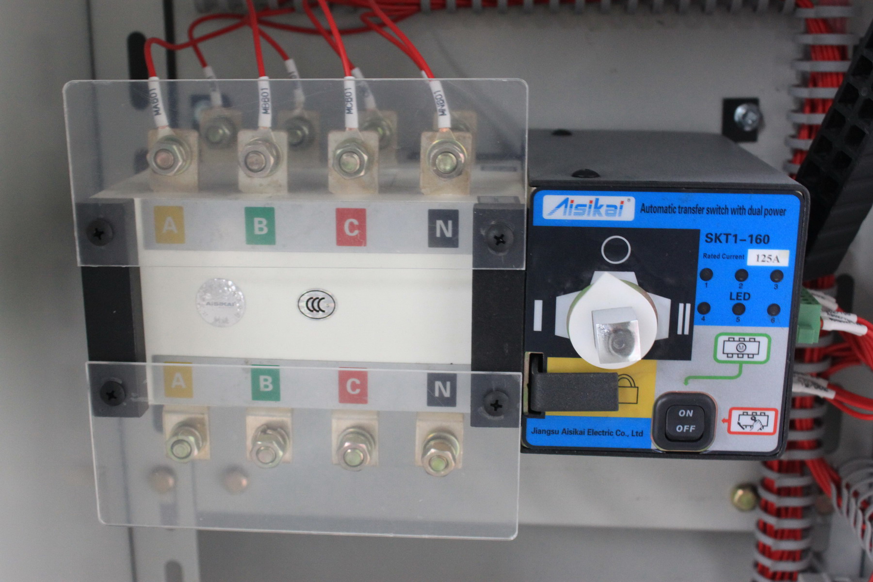 2500a Generator Auto Transfer Switch Ats Single / Three Phase