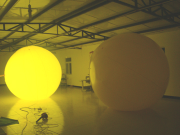 Advertising Inflatable LED Light UV Printing Giant With Different Colors And Logo