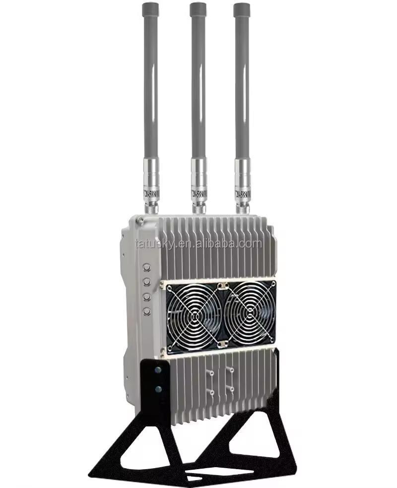 3-Band 900MHz 5.2GHz 5.8GHz 150W Aluminum Enclosures Fpv System Counter Fpv Drones with Cooling Fan Against Drones