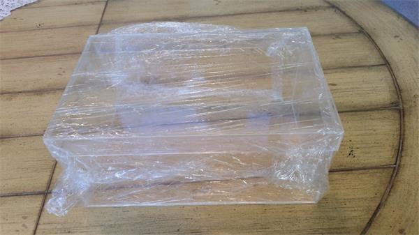Foldable acrylic shoe display case/Lxury white acrylic shoe box