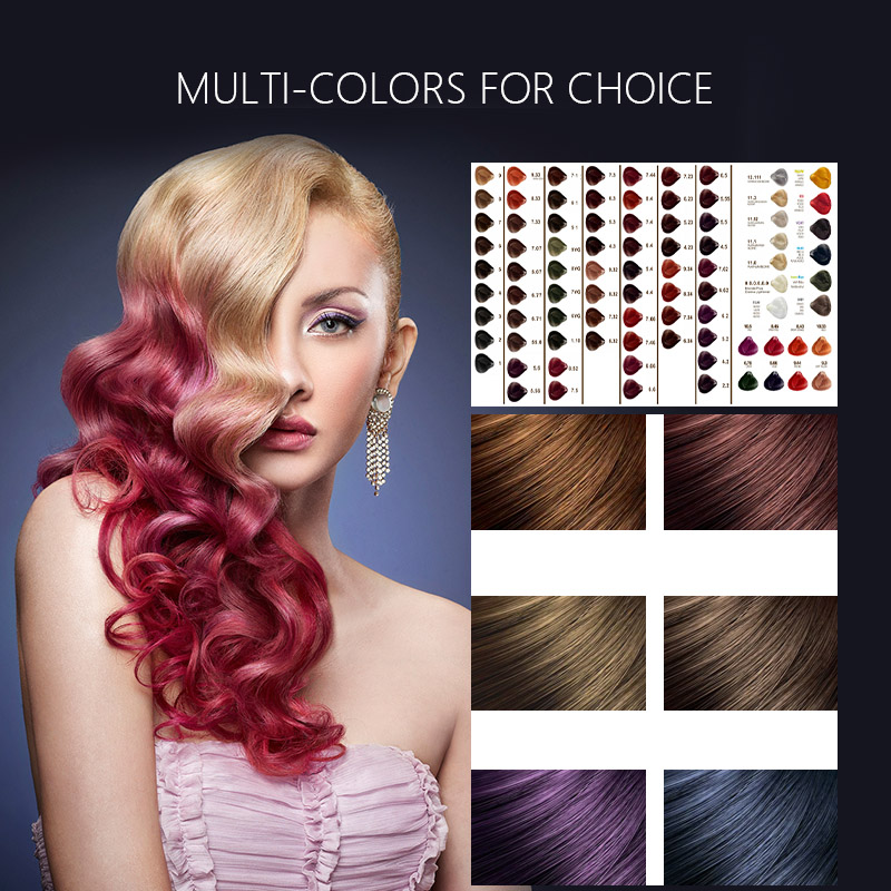 Low Ammonia Change Hair Color Hair Dye Paste for Vibrant and Customized Shades