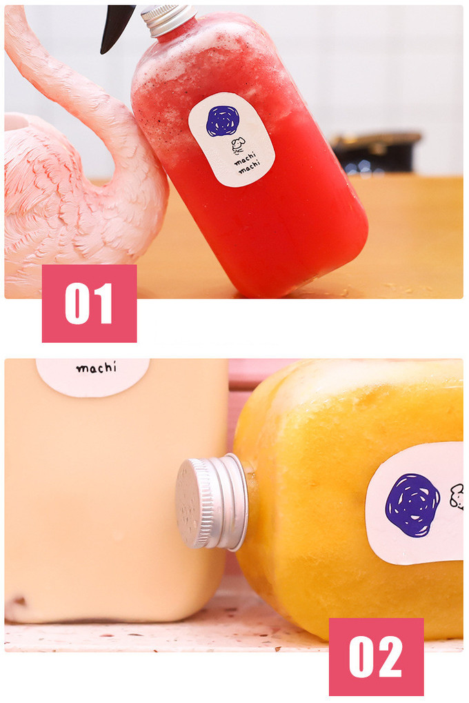 Reusable Plastic Beverage Soft Drinks Pet Bottles 400ml 350ml