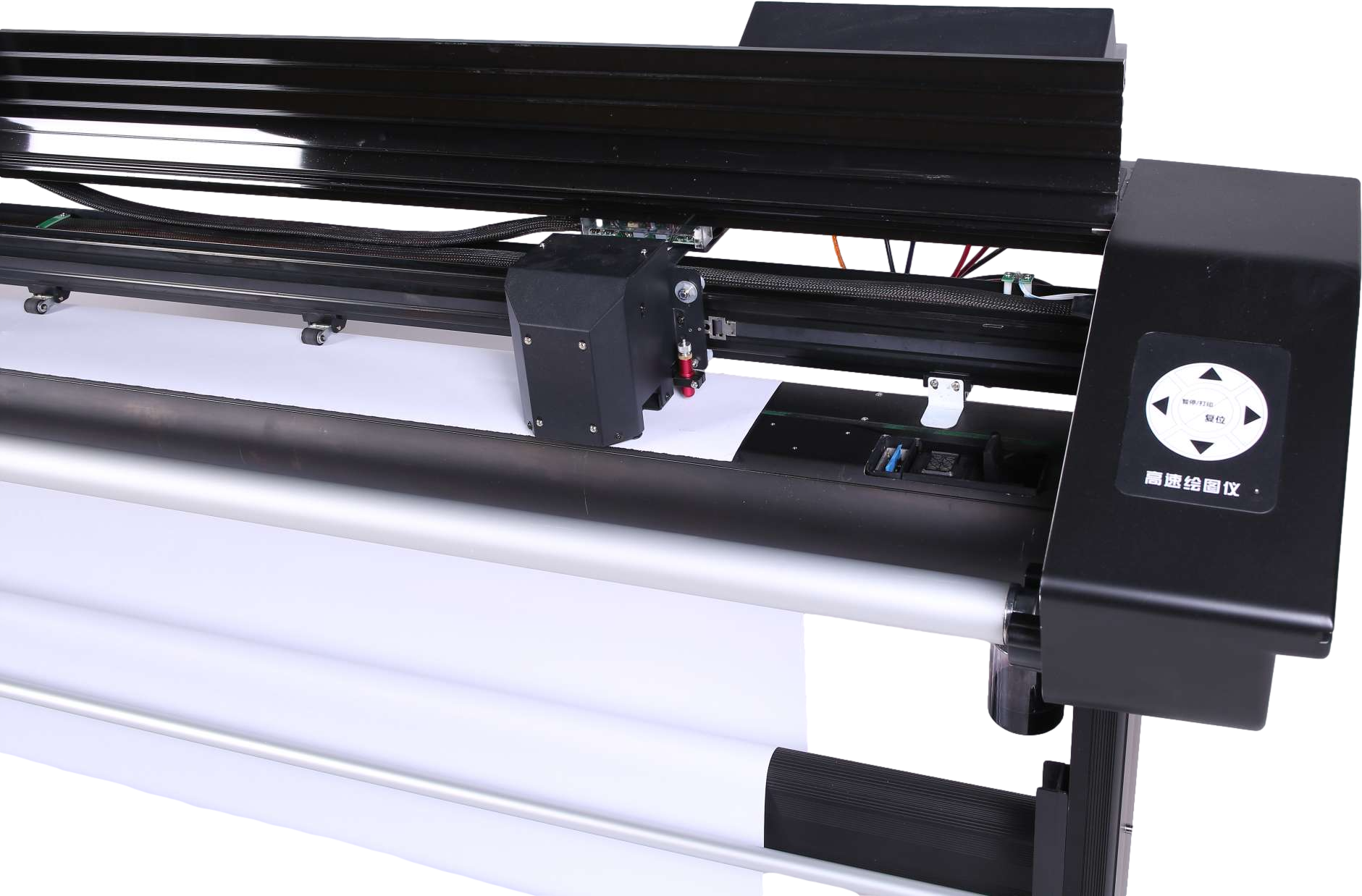 6 Color Refillable Continuous Inkjet Printer Plotter For Garment Pattern Printing