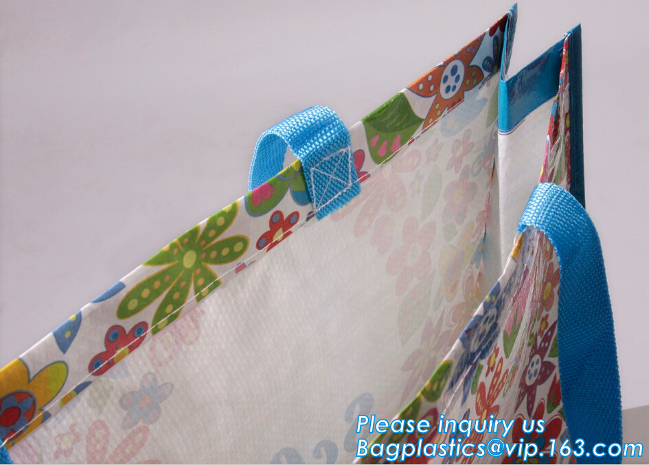 Custom Huge Luggage PP Woven Bag With Zipper Lock,PP Woven Shopping Bag,Factory customized cheap laminated pp woven shop
