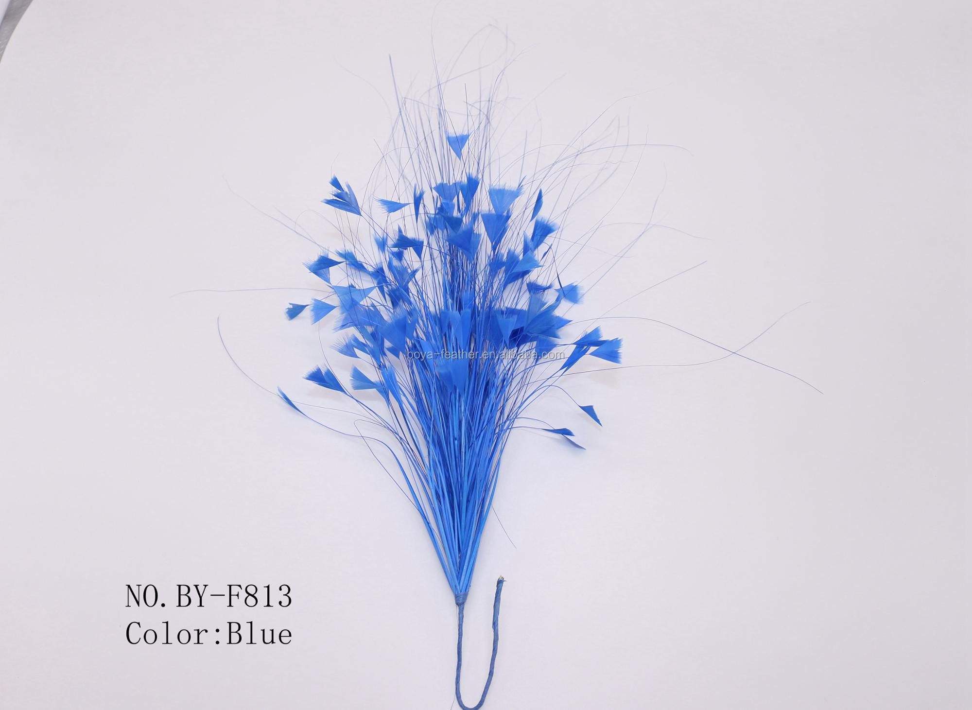 Millinery Supplies Party Decoration Goose Feather Tree With Wire Accessory