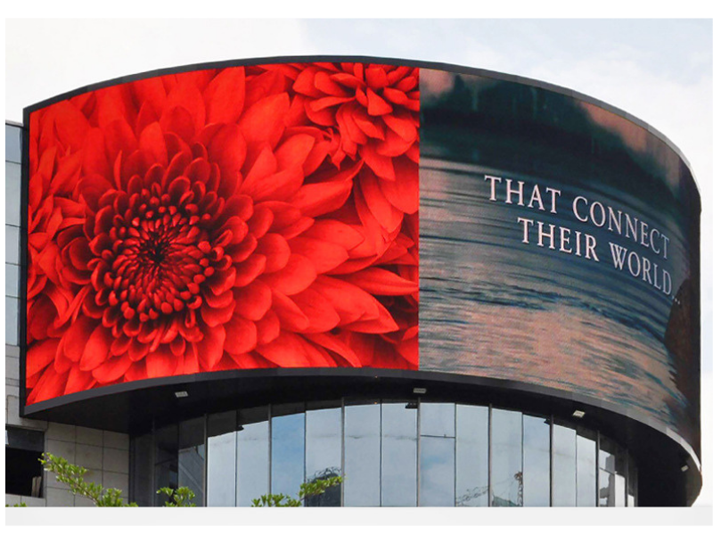 Giant LED Display Screen for Concerts and Events Transparent Rental Curved Video Wall