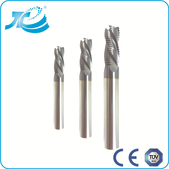 Coating Tungsten Steel Roughing End Mill Feeds Speeds 6 - 20 mm Diameter