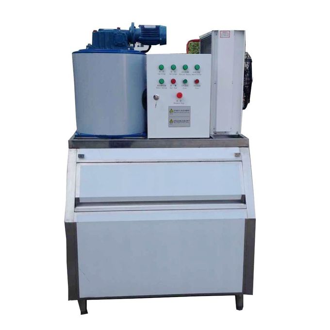 1000kgs Production Per Day Industrial Ice Maker Air Cooling Fishing Equipment With 380V 50Hz