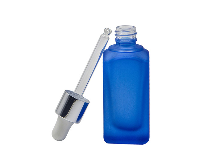 Childproof Lid Blue 15ml Plastic Insert Dropper Bottle