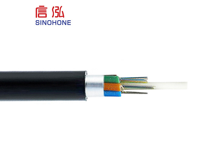 Water Blocking Yarn 96 Cores Fiber Reinforced Plastic Optical Cable Customized Length