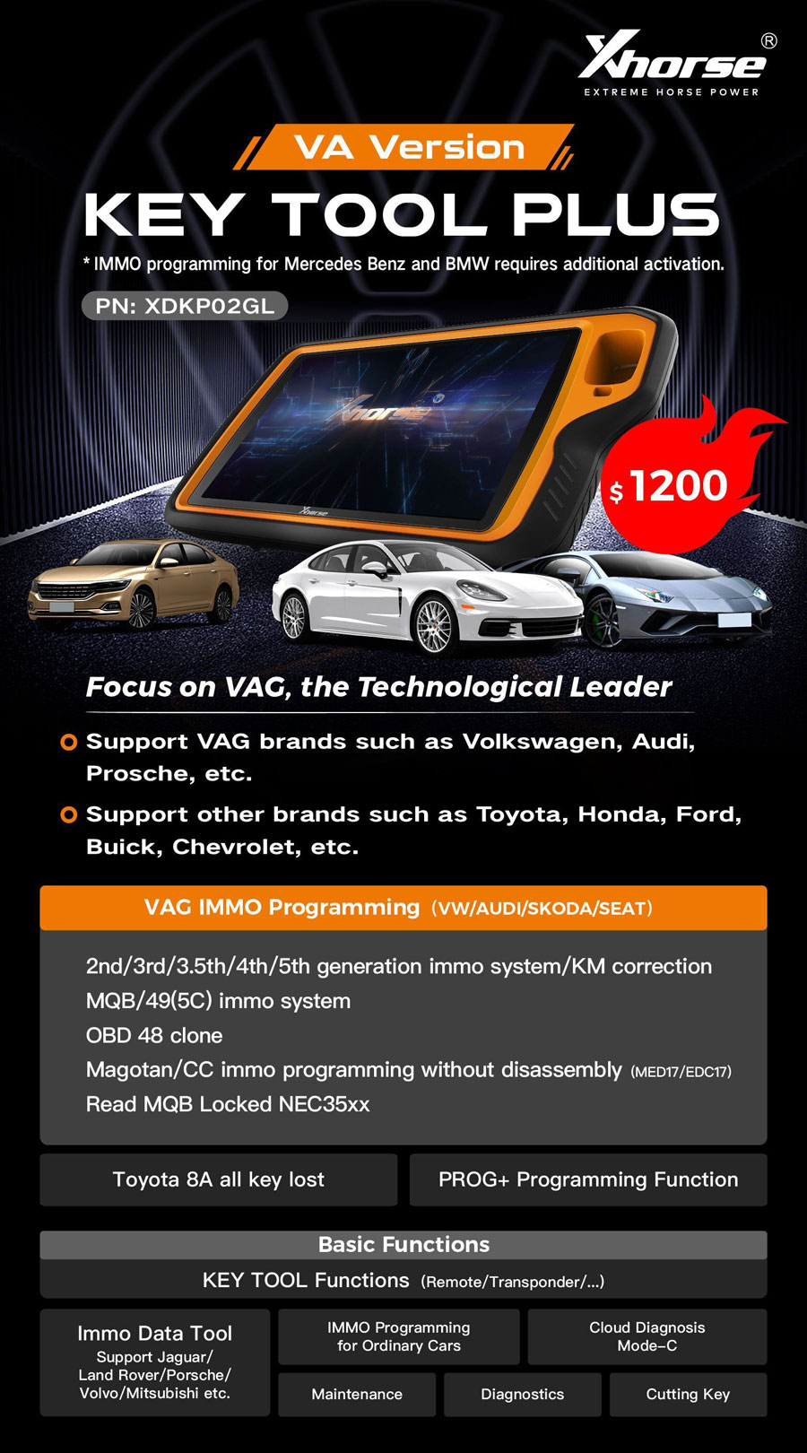 Xhorse VVDI Key Tool Plus VAG Version