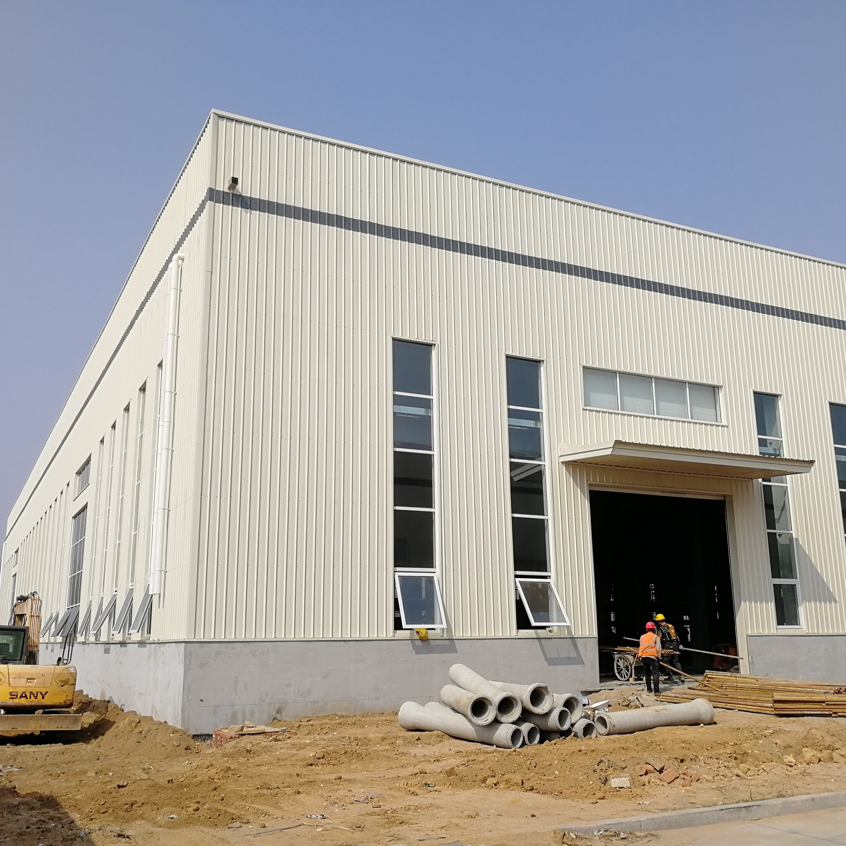Custom Prefabricated Steel Structure Building for Warehouse Workshop Cold