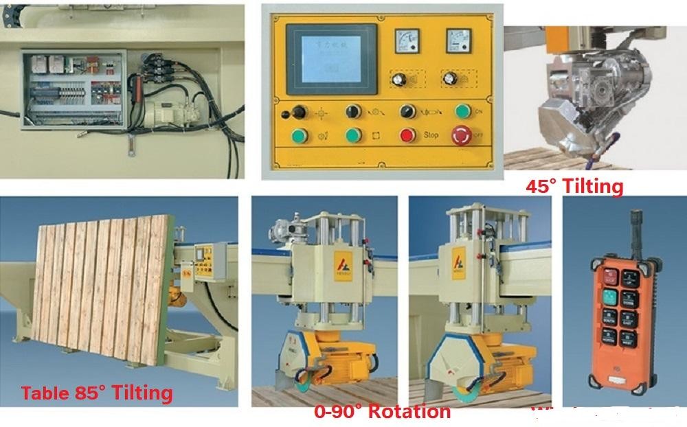 Mono Block Bridge Saw Machine