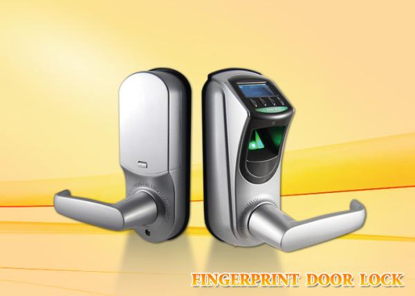 Biometrics fingerprint security lock standalone stainless steel reversible