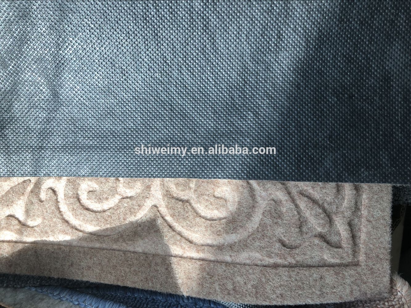 PVC embossed mat Polyester embossed mat pvc mat
