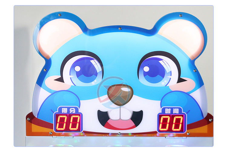 Children's Mini Arcade Game Console Plastic Material Groundhog Game Machine