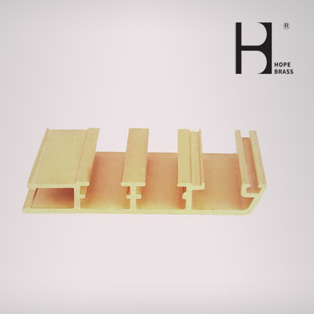 Anti-Corrosion H58 C38000 C38500 Doors Copper Alloy Profiles Brass Extrusion Profiles for Window And Door ODM Factory