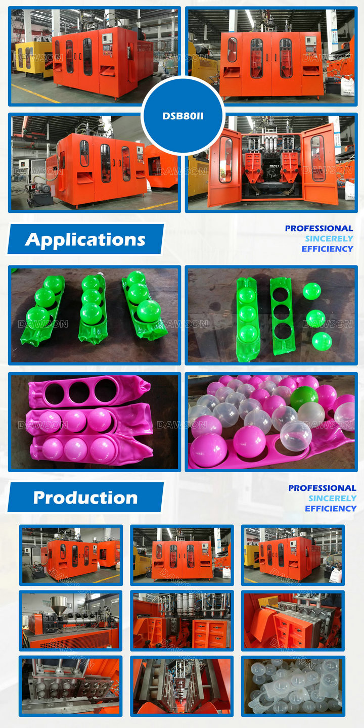 DSB80II Double Station Blow Molding Machine for Plastic Sea Ball
