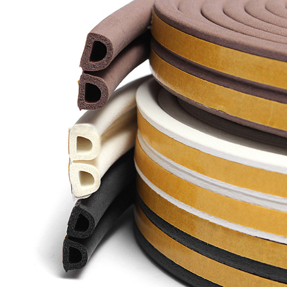 Self Adhesive Foam Insulation Strips Window Windproof Sound Proof Sealing Strip