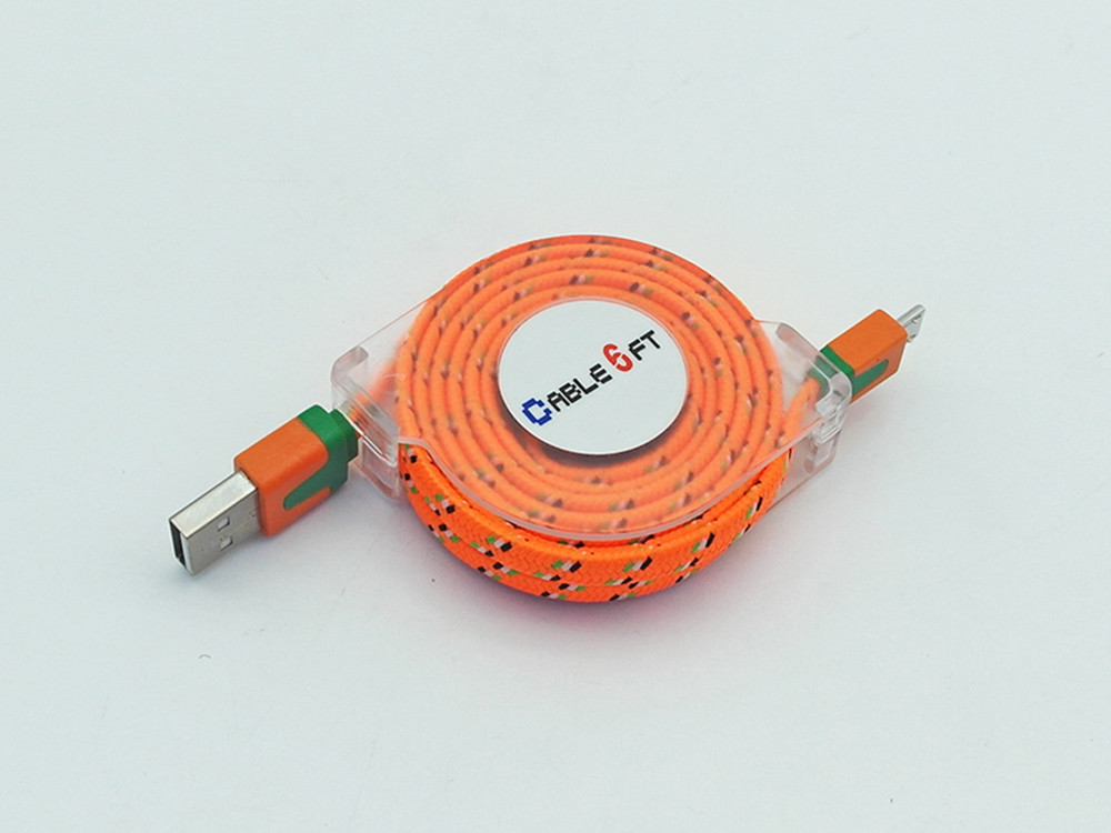 Male Female USB Extension Cable Nylon Braid Material 1m Length CE Certificated