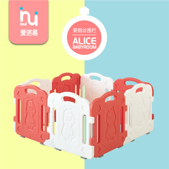 Alice Princess Baby Safety Play Yard , Foldable Baby Playpen SGS Certificated