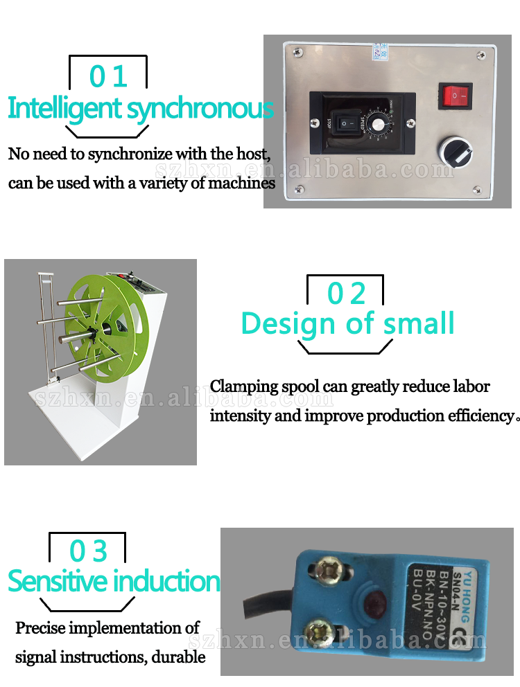 120 Revolutions/Minute Wire Feeder Automatic Cable Coiling Machine for Wire Processing