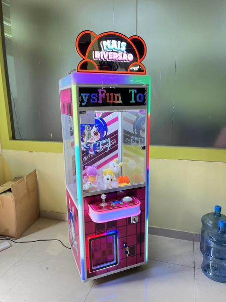 Mini Bear Claw Machine Small Children Toy Crane Vending Machine Coin Operated
