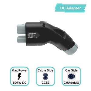 250A CCS2 To CHAdeMO Adapter DC Fast EV Charging Adapter Combo 2 To CHAdeMO EVSE Adapter For Nissan Leaf Owner