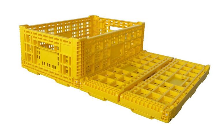 Plastic collapsible fruit mesh crate Manufacturer