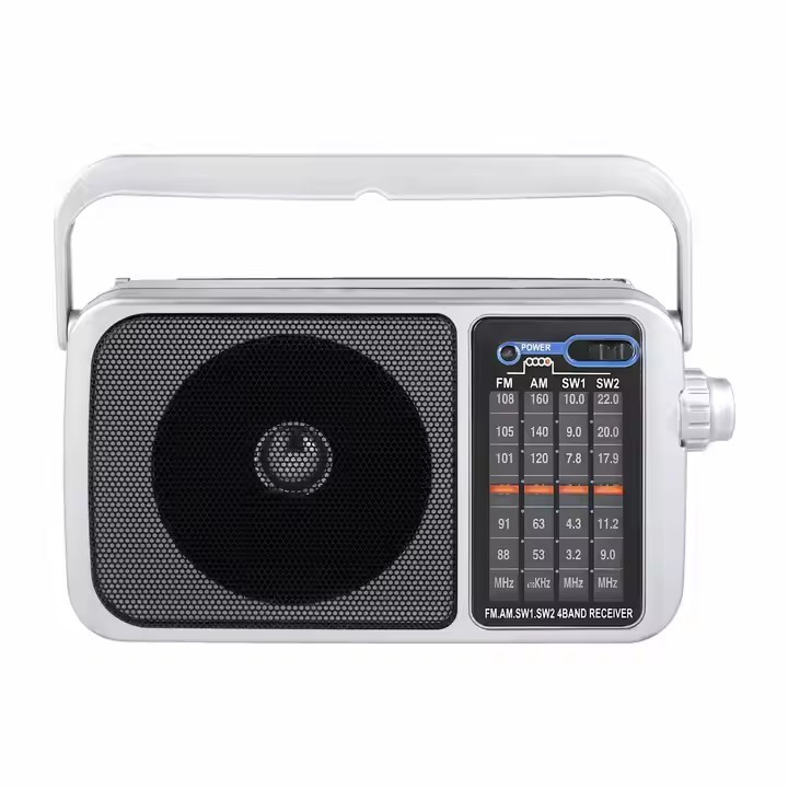 Rechargeable Battery Pack FM Radio 3 Band FM/MW/SW for Long-lasting Performance