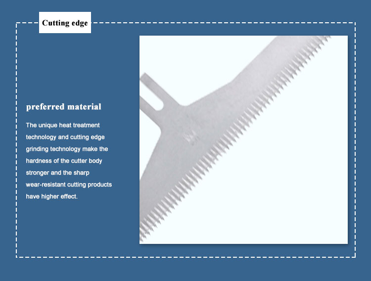 Pet Food Bag Packaging Industrial Knife Blades Wear Resisting Cutomized Size