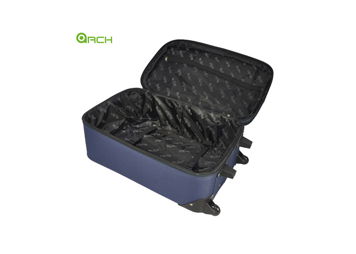 Padded Handle 600D Trolley Luggage With Edge Skate Wheels