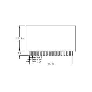 LP88803PNL Ethernet 10/100/1000 BASE-T Transformer With Quad Port