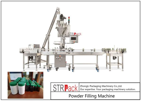 Pepper / Milk / Flour / Coffee / Spice Powder Filling Packing Machine With