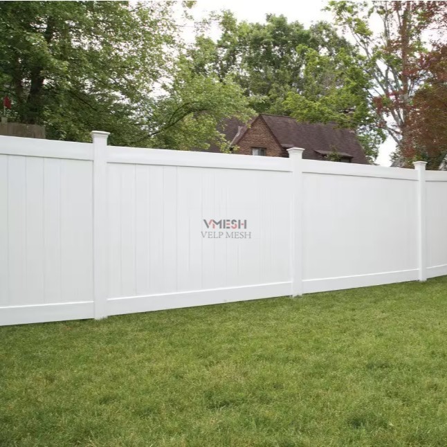 100% Virgin 8 Ft Vinyl Fence Waterproof Panels Home