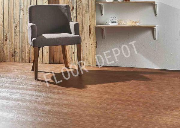 Home 6mm Vinyl Tile LVT Vinyl Flooring Virgin Material Wood Grain Stable