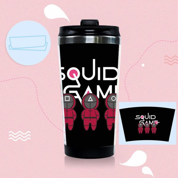 14oz Squid Game Drinkware Bottle Vacuum Insulated Tumbler Double Wall Travel